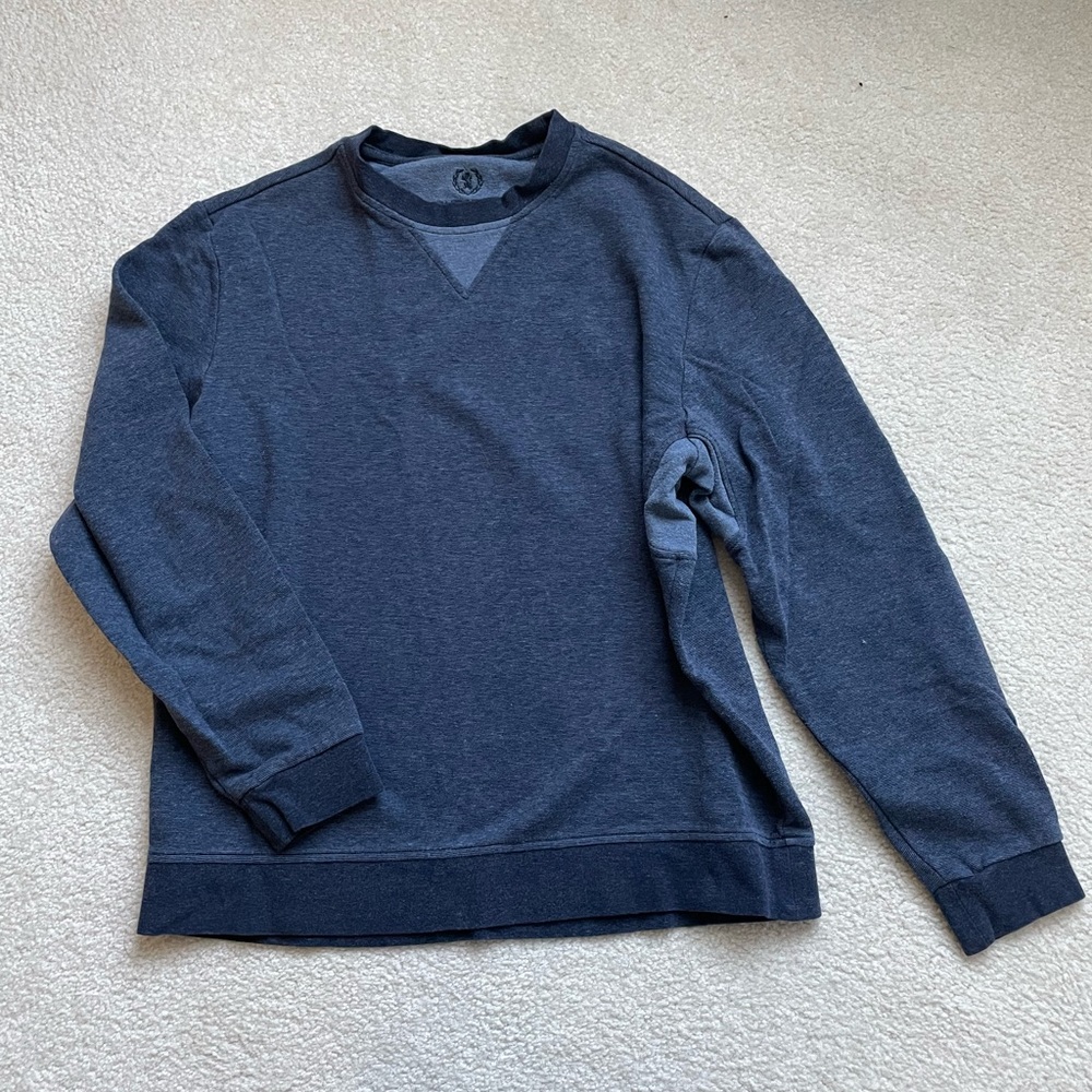 Bugatchi Blue Crewneck Sweater